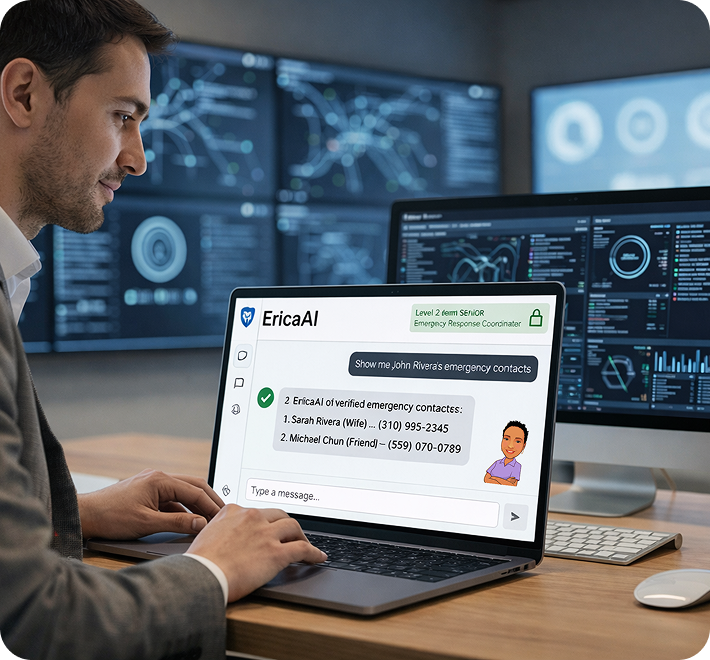 Erica AI Chatbot Preview