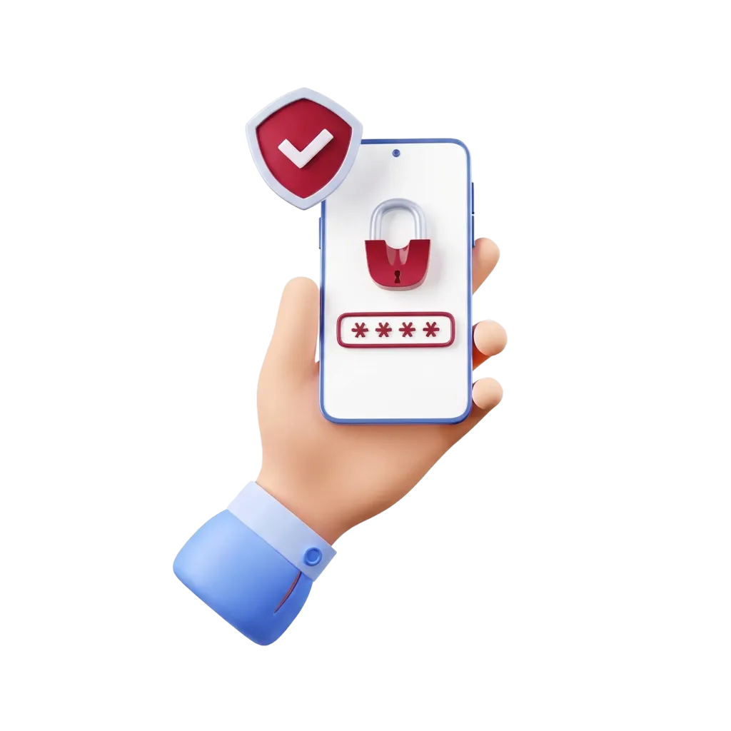 Secure login illustration